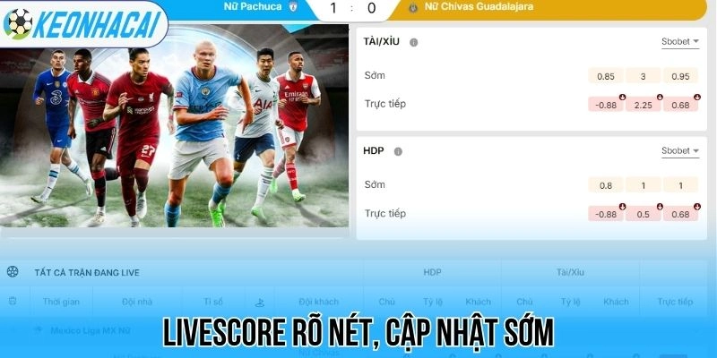 Kèo Nhà Cái 5 117 Livescore rõ nét, cập nhật sớm